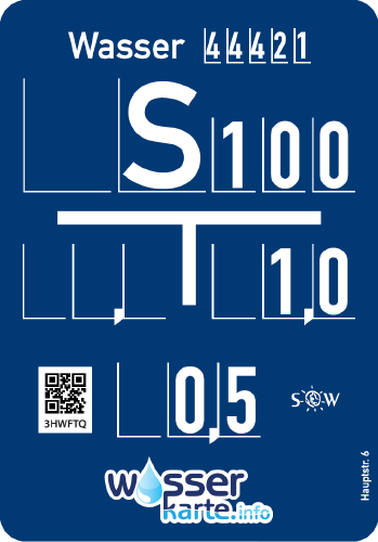Fertig produzierte Schilder mit QR-Code