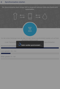 Synchronisation der Daten